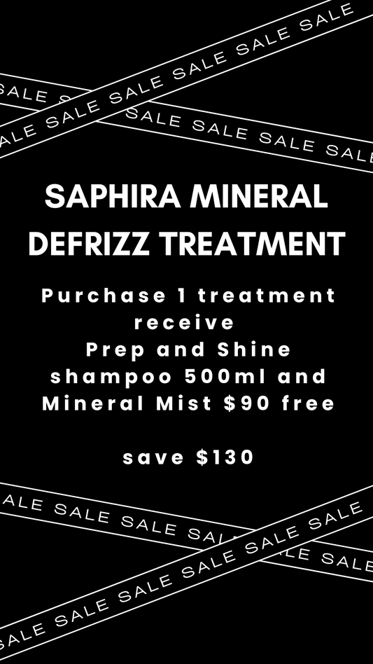 Saphira DeFrizz Mineral Treatment Package